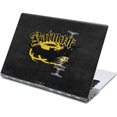 DC Comics Batman Dark Knight Logo Yellow & Black Yoga 910 2-in-1 14in Touch-Screen Skin